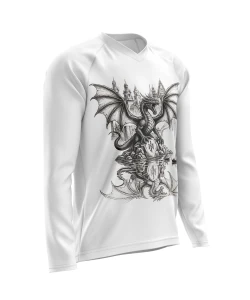 Jersey WOLSKI SMOK (biały)(męski) - PERSONALIZOWANY